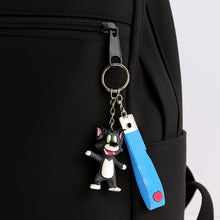 Cute Silicone 3D Key Chain with Metal Hook & Strap (Pack of 1)