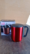 Stainless Steel Metallic Coffee Mug Approx 300ml (1 Pc)